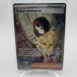 ERIKA'S INVITATION SPECI4L ILL RARE POKEMON GER MEW DE-151 2023 203 - Image 3