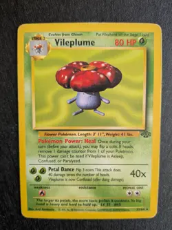 Vileplume 31/64 Jungle Regular Heavy Play Pokemon Card - Image 1