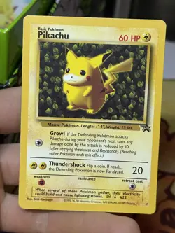 Pikachu 1 WOTC Black Star Promo 1999 Ivy League Vintage Pokemon Card TCG - Image 3