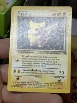 Pikachu 1 WOTC Black Star Promo 1999 Ivy League Vintage Pokemon Card TCG - Image 4