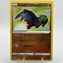 Radiant Hawlucha 081/189 Astral Radiance Holo Pokemon TCG Card NM - Image 1