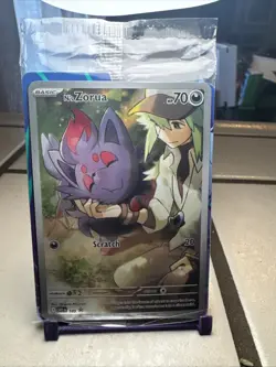 Pokemon TCG N's Zorua 189 Scarlet & Violet Promo Holo Card NM SEALED - Image 1