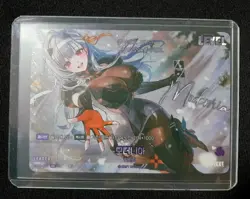 Nivel Arena NIKKE Modernia ST03-001 SBL Korean Leader Signature Card - Image 3