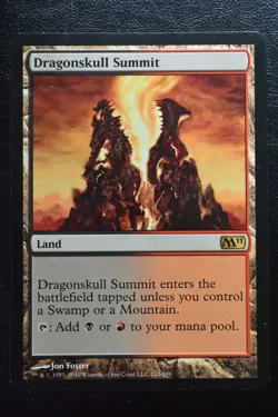 Magic The Gathering MTG DRAGONSKULL SUMMIT Magic 2011 LP Lightly Played - Image 1