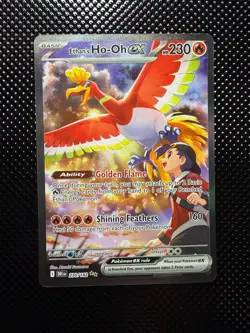 Pokemon Ethan's Ho-Oh ex Sv10 Destined Rivals 230/182 SIR Holo 230 HP - Image 1