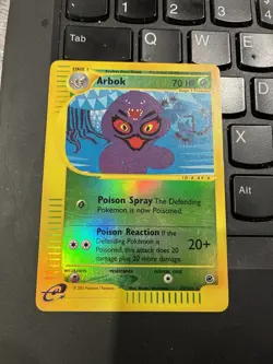 Pokemon Card Arbok Expedition 35/165 Reverse Holo MP - Image 1