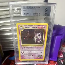 Wizards of the Coast Sabrina's Gengar 014/132 Gym Heroes 1st Ed Holo BGS 9 - Image 1