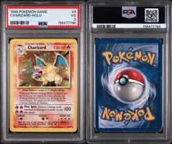 Charizard Base Set 1999 Holo Rare 4/102 PSA 3 English Mitsuhiro Arita - Image 3