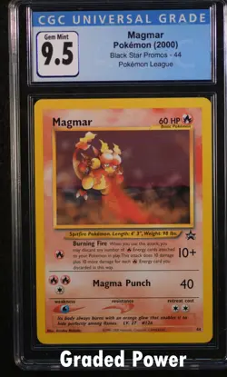 Promo Magmar Black Star Promo CGC 9.5 (0267) #44 Pokemon - Image 1