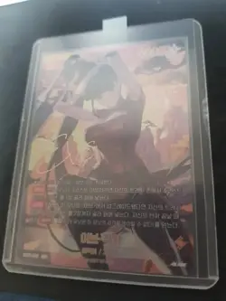 Nivel Arena Stellar Blade Eve Peony BT07-059 SPR Signature Korean TCG Card - Image 2