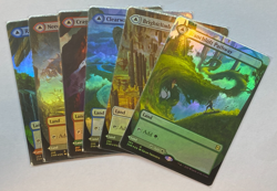 MTG - Zendikar Rising - 6 Card Pathway Set (#284-289) - Borderless - FOIL - Image 1