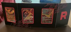 Pokemon Team Rocket's Moltres Stamp Cards From Ultra Premium Collection Set - Image 1