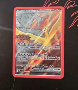 Pokemon Team Rocket's Moltres Stamp Cards From Ultra Premium Collection Set - Image 2