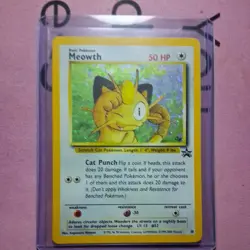 1999 Promo Meowth Pokemon Card Vintage Nm-Lp - Image 1