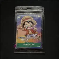 Bandai One Piece CCG Monkey D. Luffy P-001 Promo Foil Character Card EN - Image 1