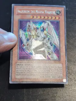 Yu-Gi-Oh! PRISMATIC SECRET RARE CARD VALKYRION THE MAGNA WARRIOR SDD-001 LP/MP - Image 3