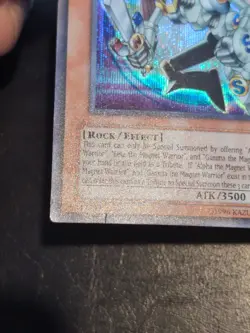 Yu-Gi-Oh! PRISMATIC SECRET RARE CARD VALKYRION THE MAGNA WARRIOR SDD-001 LP/MP - Image 5