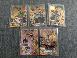 Dragon Ball Super Divers card PUR SDV8-DPUR 1-5 complete set Japanese Son Goku - Image 1
