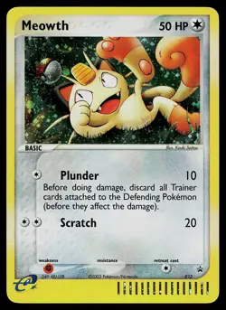Pokemon Card - Meowth Nintendo Black Star Promos 013 Promo Holo - Image 1