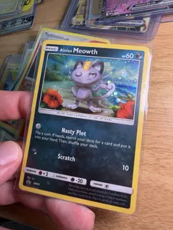 Alolan Meowth - 10/12 Holo Rare Promo 2019 McDonald's Promo Cards 010/012 LP - Image 1