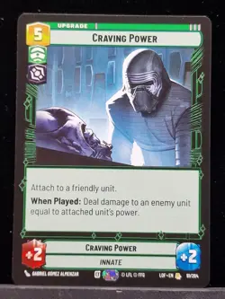 Craving Power 91/264 - Star Wars Unlimited Card Legends of the Force Near Mint - Image 1