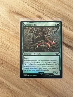 Generous Ent Lord of the Rings MTG Magic Common Creature 0169 Foil - Image 1