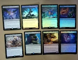 MTG Bloomburrow Rare Foil Lot Iridescent Vinelasher Darkstar Auguor - Image 1