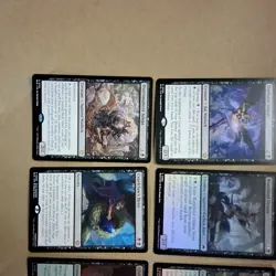 MTG Bloomburrow Rare Foil Lot Iridescent Vinelasher Darkstar Auguor - Image 2