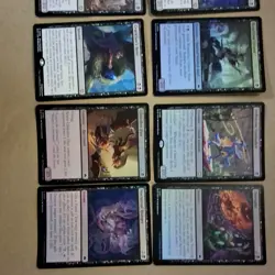 MTG Bloomburrow Rare Foil Lot Iridescent Vinelasher Darkstar Auguor - Image 3