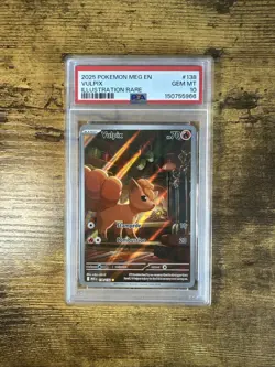 PSA 10 Vulpix 138/132 Pokemon TCG English - Image 1