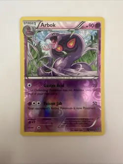 Pokemon TCG Arbok XY 48/146 Reverse Holo Rare NM - Image 1