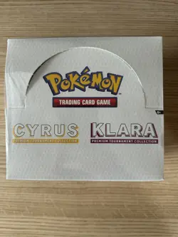 Pokemon TCG: Cyrus/Klara Premium Tournament Collection New Sealed Display Box - Image 1