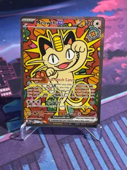 Meowth EX Pokemon Perfect Order 121/088 Special Illustration Rare SIR NM/Mint - Image 1