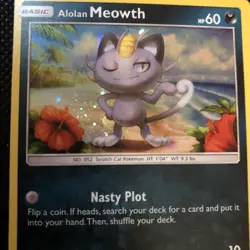 Alolan Meowth - SM51 - Holo Promo POKEMON SUN & MOON PROMOS NM - Image 4