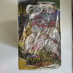 Pokemon TCG Evolving Skies Booster Box 36 Packs New Sealed (seal sliced on top) - Image 4