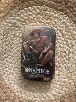 One Piece Tin Pack Set Vol. 2 Portgas D. Ace Tin FACTORY SEALED - Image 1