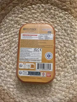 One Piece Tin Pack Set Vol. 2 Portgas D. Ace Tin FACTORY SEALED - Image 2