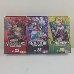 One Piece Starter Deck Lot ST-23 ST-26 ST-28 Shanks Luffy Yamato Sealed - Image 1