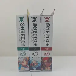 One Piece Starter Deck Lot ST-23 ST-26 ST-28 Shanks Luffy Yamato Sealed - Image 5