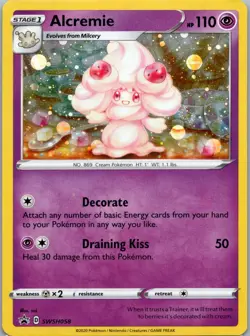 Alcremie - Holo Promo SWSH: Sword & Shield Promo Cards SWSH058 LP - Image 1