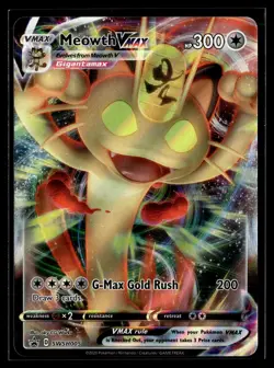 Pokemon TCG SWSH: Sword & Shield Promo Cards #SWSH005 Meowth VMAX - Image 1