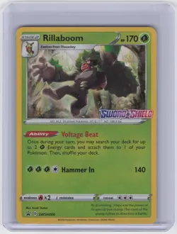 Rillaboom - (Prerelease) Promo SWSH: Sword & Shield Promo Cards SWSH006 NM - Image 1