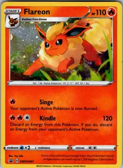 Flareon Promo SWSH: Sword & Shield Promo Cards SWSH041 MP - Image 1