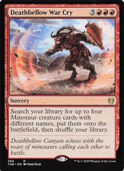 Deathbellow War Cry R Theros Beyond Death 294 NM - Image 1