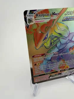 Pokemon TCG - Rayquaza VMAX 217/203 - Rainbow - SWSH Evolving Skies - Near Mint - Image 4