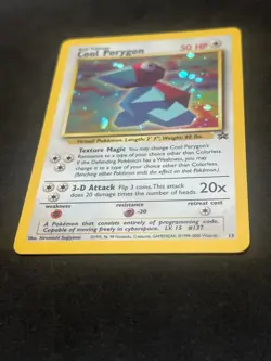 Cool Porygon #15 Rare Holo Pokemon Card WOTC Black Star Promo Vintage TCG - NM - Image 1