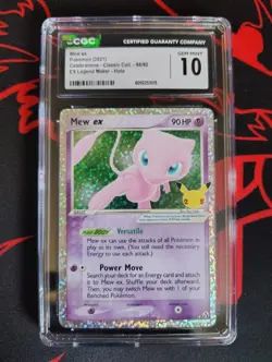 2021 Mew EX 88/92 Legend Maker Holo Celebrations - Classic Coll. CGC 10 Gem Mint - Image 1