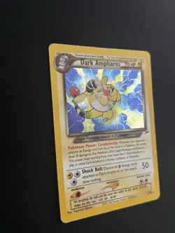 Dark Ampharos 1/105 Neo Destiny Holo Unlimited Pokemon TCG - MP - Image 2
