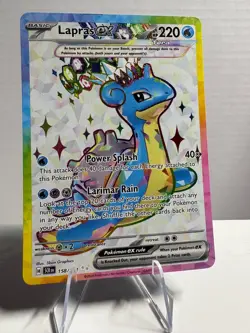 Pokemon TCG Lapras ex 158/142 Stellar Crown - Image 1