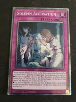 Solemn Accusation 'Starlight' BLZD-EN079 Yu-Gi-Oh! - Image 1